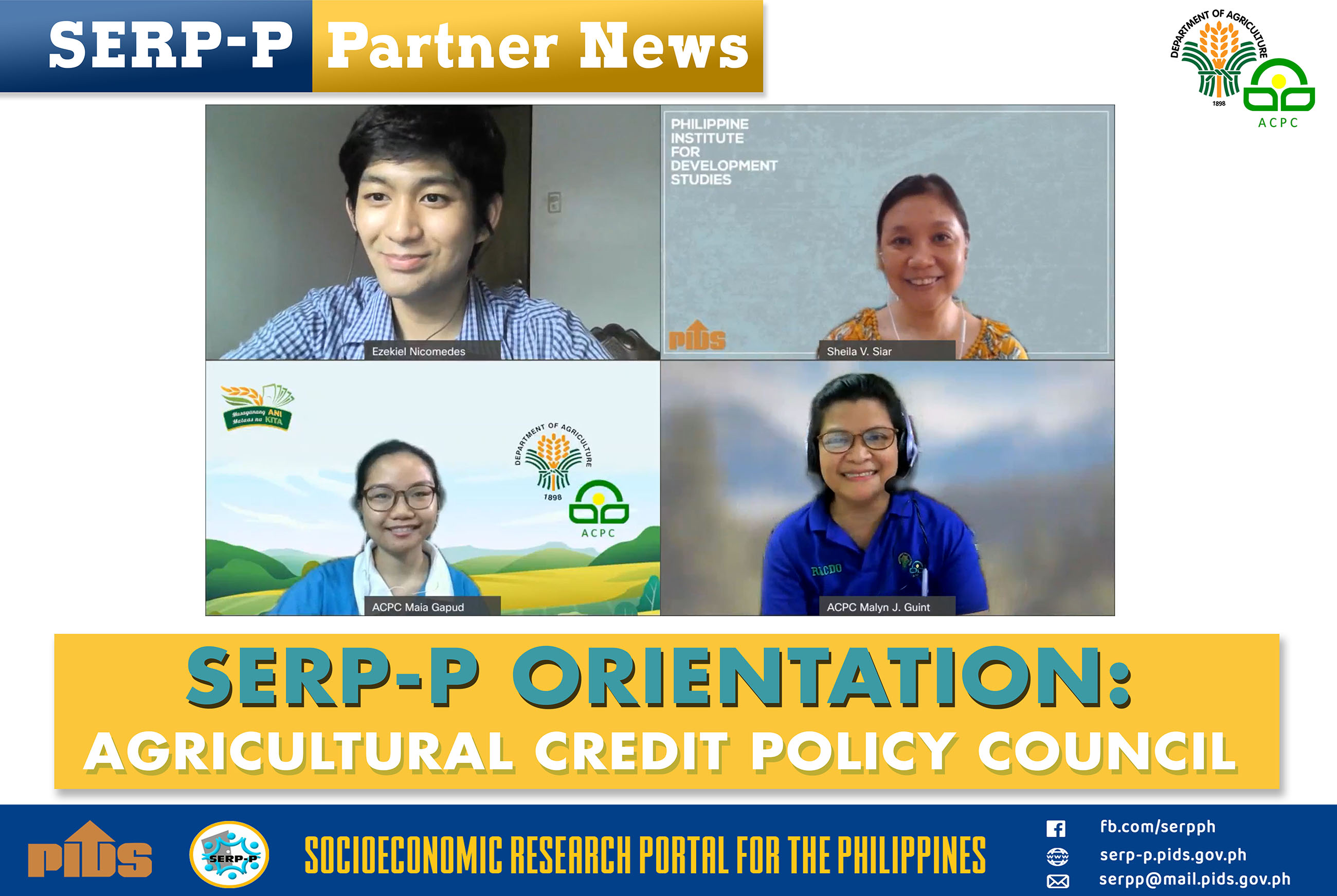 SERP-P Orientation with Agricultural Credit Policy Council-serp-p agricultural credit.jpg